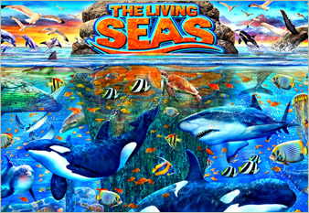 The living Seas painted in mixed media in 2022 by Michael Fishel